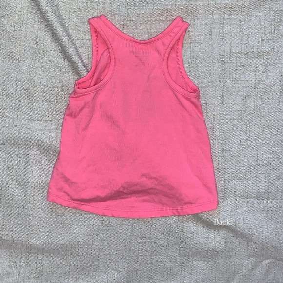 Juicy Couture 12 Month Little Girl Neon Pink Tank with Knot detailing - Picture 3 of 3